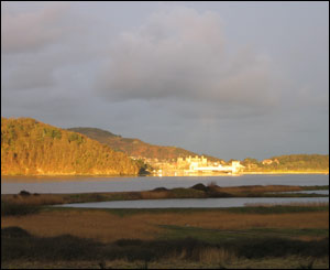 Richard Amies, from Porthmadog, took this image of Conwy while he was travelling to work 