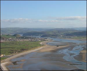 The view from the top of the Great Orme in Llandudno, looking towards Conwy estuary, the castle and up the Conwy Valley (Naser Chaka)