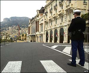 Monaco during the funeral