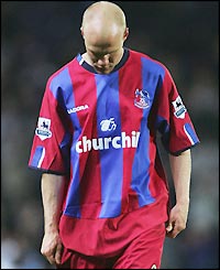 Andy Johnson shows his disappointment as Palace go joint bottom with a resurgent Norwich