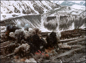 Explosion in the mine