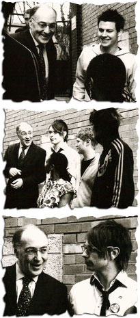 The students with Michael Howard