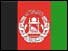 Afghanistan flag black, red and green vertical stripes with crest in centre