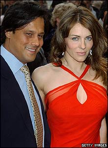 Elizabeth Hurley and Arun Nayer