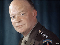 President Eisenhower in 1945