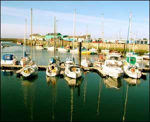 Aberystwyth harbour picture taken by Mike Thomas