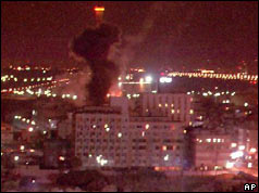 Scud missiles hitting Tel Aviv