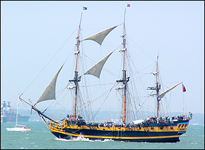 Battle of Trafalgar centenary picture by Jamie Cooke