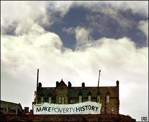 Edinburgh Castle with MPH banner