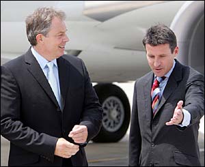 Tony Blair and Lord Coe