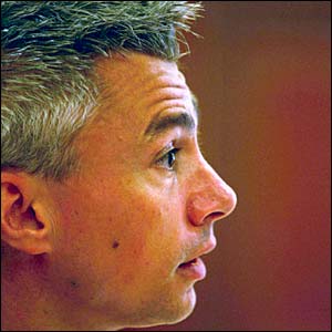 Triple jump champion Jonathan Edwards chats to the public