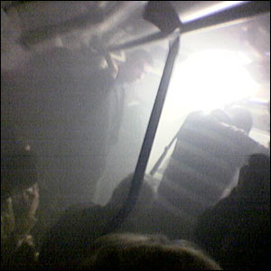 Smoke filled carriage