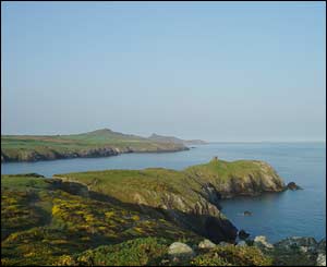 A perfect early summer morning at Abereiddy looking towards St Davids Head (Simon Dinwiddy)