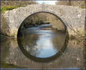The bridge at Blackpool Mill, Canaston Bridge in Pembrokeshire, by Mark Davies 