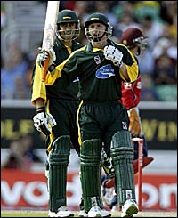 Darren Maddy celebrates his half century