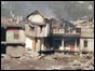 Quake damage at Balakot - 90 kms (56 miles) from Islamabad, Pakistan