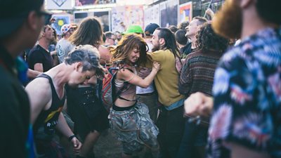Inside Glasto's mosh pit wars