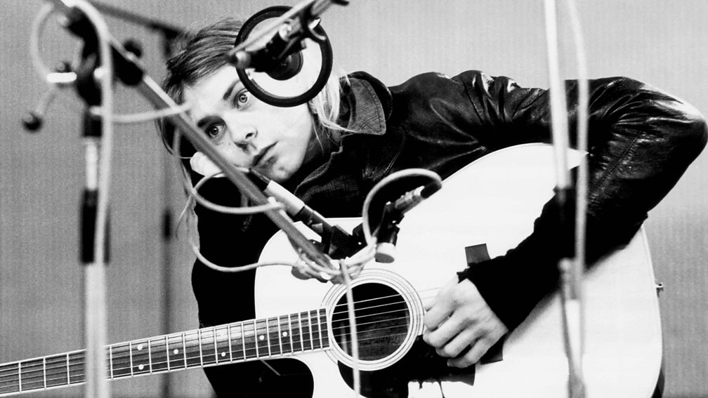 Kurt Cobain of Nirvana, the group that made Sub Pop's name