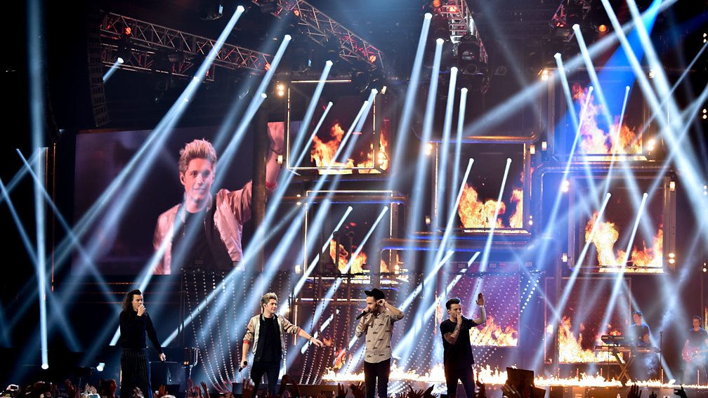 One Direction perform Drag Me Down at the BBC Music Awards 2015