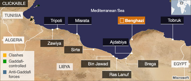 Map of Libya