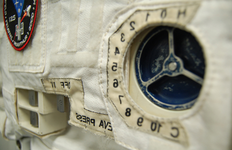 Space suit control panel