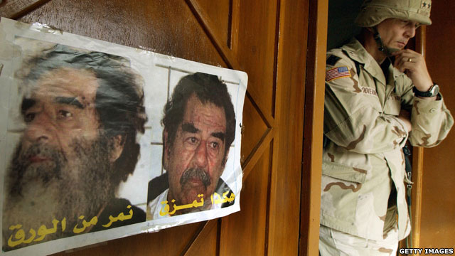 Poster of Saddam Hussein