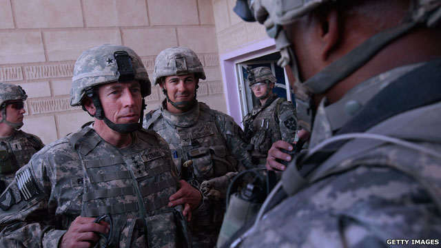 Troops prepearing for surge