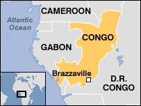 Map of Congo