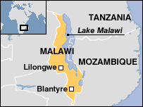 Map of Malawi
