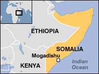 Map of Somalia
