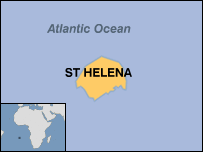 Map of St Helena