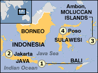Map of Indonesia