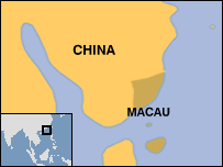 Map of Macao (China)