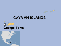 Map of Cayman Islands