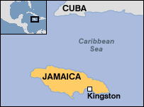 Map of Jamaica