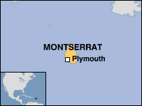 Map of Montserrat