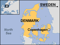 Map of Denmark