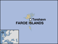 Map of Faroe Islands