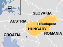 Map of Hungary
