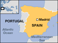 Map of Spain