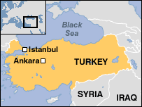 Map of Turkey