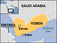 Map of Yemen