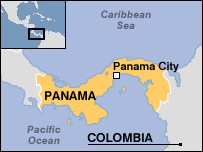 Map of Panama