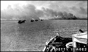 British boats landing during the Suez Crisis