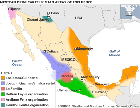 Map of Mexico