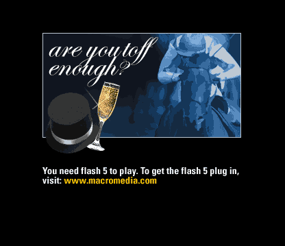 You need Flash Player 5 or above.