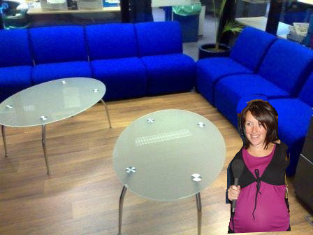 Dot in the glass box