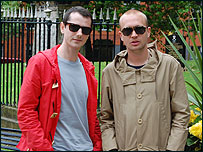 Frontmen Phil and Saunders