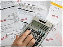 Calculating overdue bills