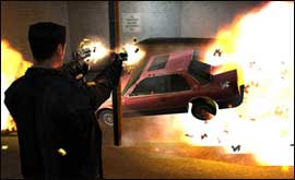 Max Payne - does damage to another car